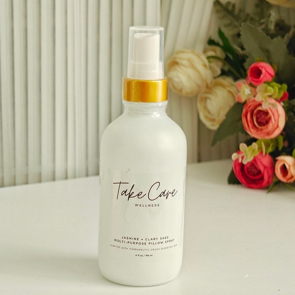 New Take Care Wellness Jasmine + Clary Sage Pillow Spray Mist 4oz $30 ~SEALED - Picture 1 of 1